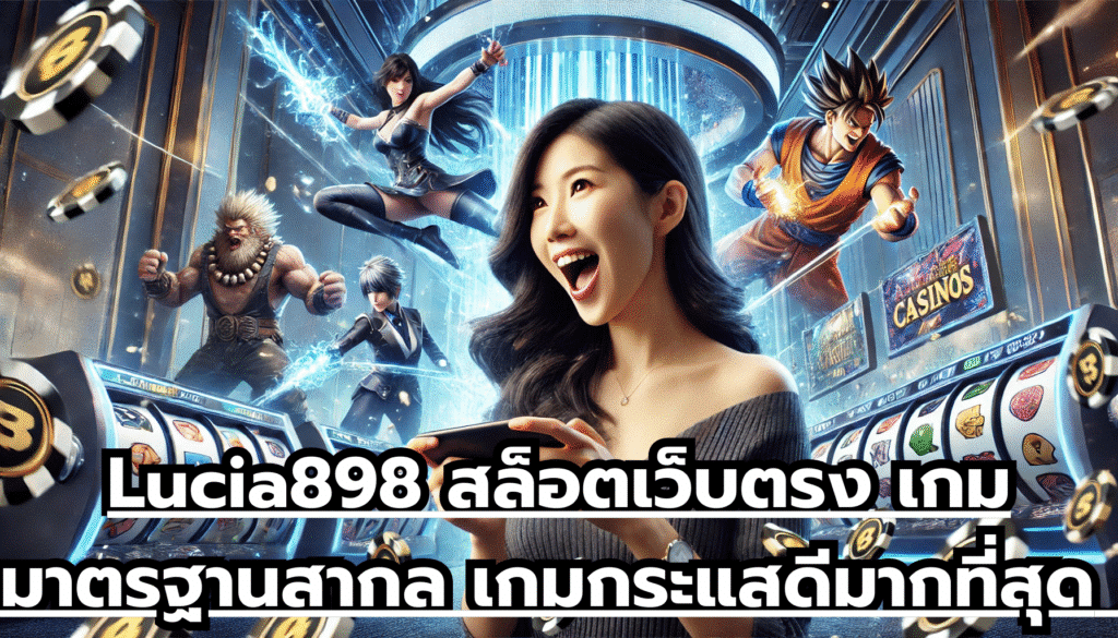 Lucia898 สล็อตเว็บตรง เกมมาตรฐานสากล เกมกระแสดีมากที่สุด ระบบฝากถอนออโต้ โบนัสจ่ายไวสุด